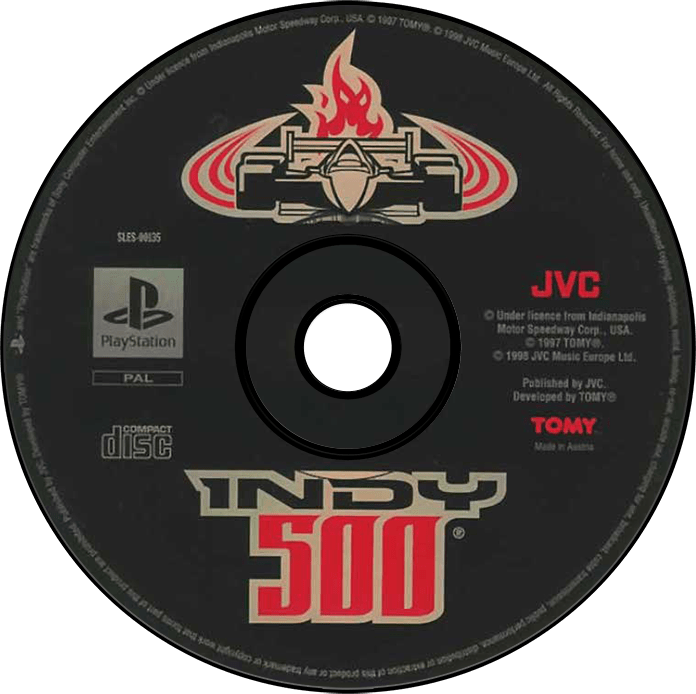 Indy 500 media 7 for Playstation